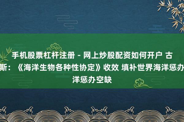 手机股票杠杆注册 - 网上炒股配资如何开户 古特雷斯：《海洋生物各种性协定》收效 填补世界海洋惩办空缺