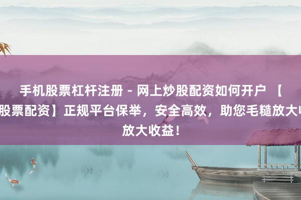 手机股票杠杆注册 - 网上炒股配资如何开户 【白山股票配资】正规平台保举，安全高效，助您毛糙放大收益！